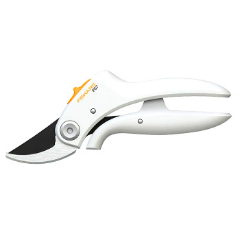 Nůžky FISKARS BYPASS PRUNER WHITE P57 dvousečné 