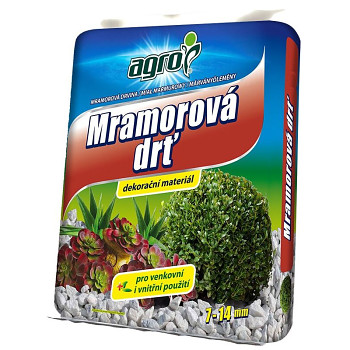 AGRO Mramorová drť 7-14 mm 5L