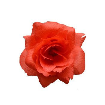 Růže látková - červená
