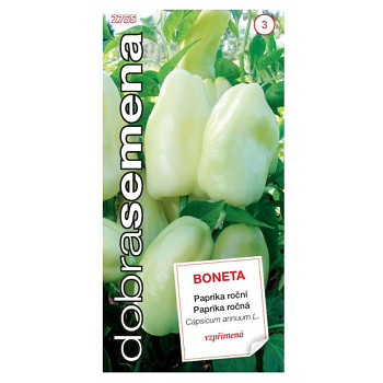 Dobrá semena Paprika zel. - Boneta, vzpřímená 0,5g