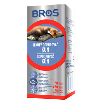 Bros - odpuzovač kun tekutý 70 ml + 30 ml ZDARMA