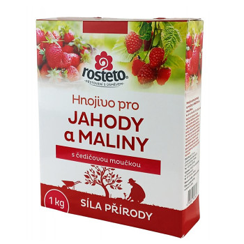 Hnojivo Rosteto s čedičovou moučkou - jahody a maliny 1 kg