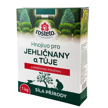 Hnojivo Rosteto s čedičovou moučkou - jehličnany a tůje 1 kg