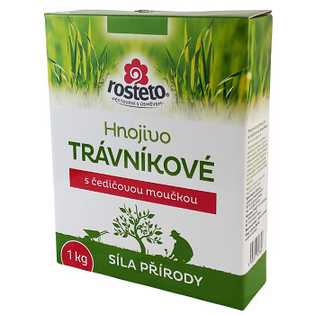 Hnojivo Rosteto s čedičovou moučkou - trávníkové 1 kg