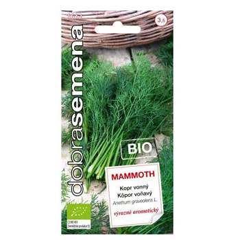 Dobrá semena BIO Kopr vonný - Mammoth 3g