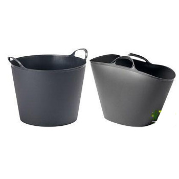 Koš flexibilní plastový - 30 l antracit