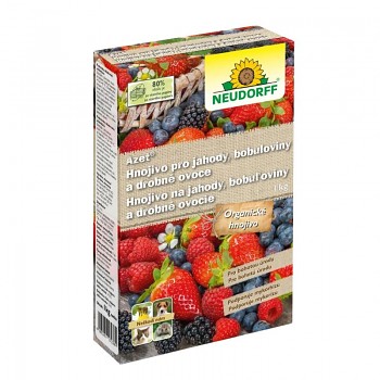 Hnojivo Azet Neudorff - pro jahody a drobné ovoce 1 kg