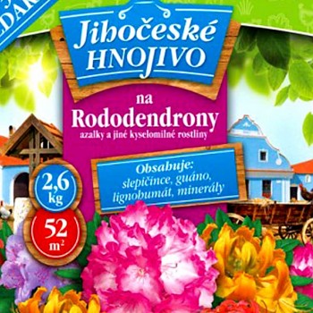 Jihočeské hnojivo - Azalky a rododendrony 2kg + 30% zdarma