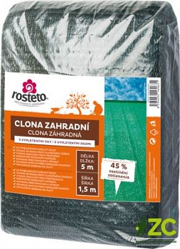 Clona zahradní 45% Rosteto - 5 x 1,5 m zelená s oky