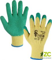 Rukavice polomáčené pletené s eurozávěsem - Roxy vel. 10