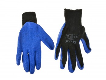 Pracovní zimní rukavice vel. 9 modré GEKO