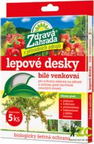 Zdravá zahrada - Lepové desky bílé (5 ks) venkovní