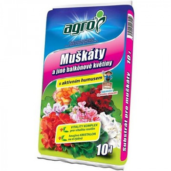 AGRO Substrát pro muškáty 10L