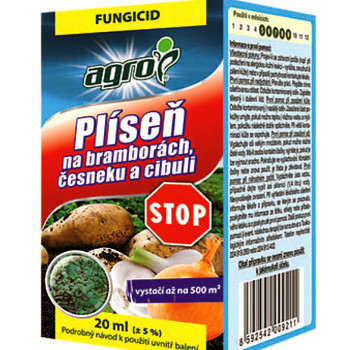 AGRO PLÍSEŇ NA BRAMB.ČESN.A CIBULI STOP 20 ML