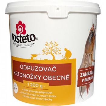 Přírodní odpuzovač krtonožky Rosteto 1,2 kg - prášek