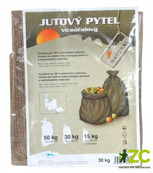 Jutový pytel 30 kg (50x80 cm)