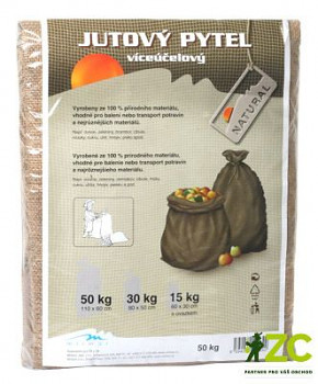 Jutový pytel 50 kg (60x110 cm)