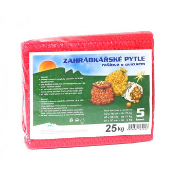 Pytel rašlový s úvazkem 25 kg - 5ks