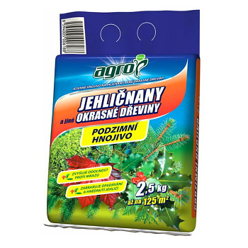 AGRO PODZIMNÍ HNOJIVO PRO JEHLIČNANY 2,5KG